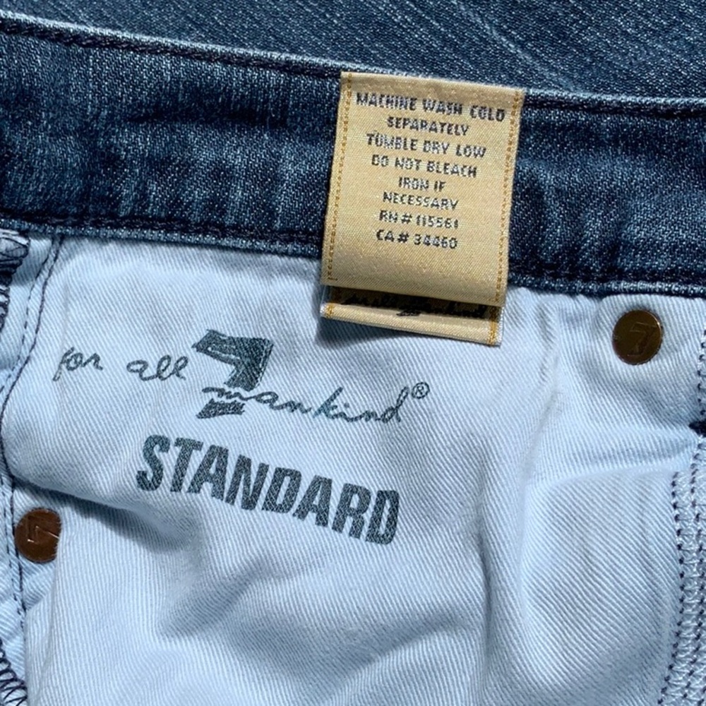 🫶🏼 7 For All Mankind Button Up Men’s Jeans Size 30 - Picture 2 of 11